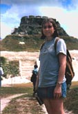 Brenda at Foot of El Castillo