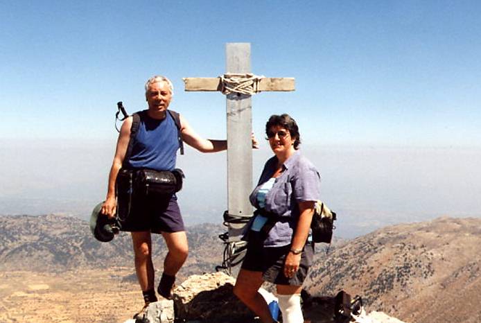 clive & ruth on gigolos,crete,august 2000