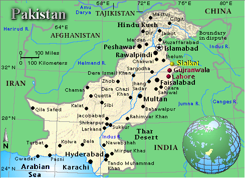 Map Of Pakistan
