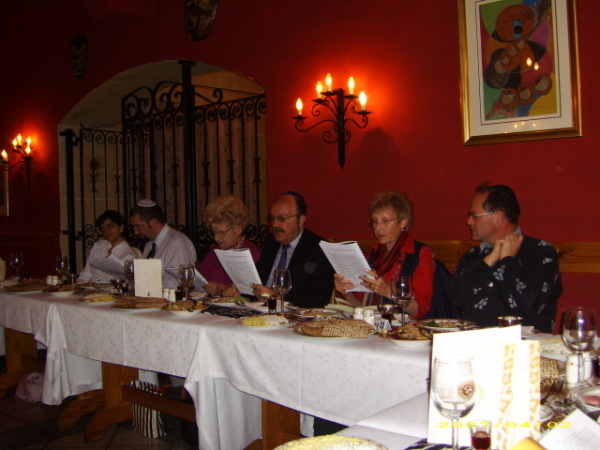 Inter-faith communal Seder 2007