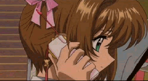 Sakura telling Eriol