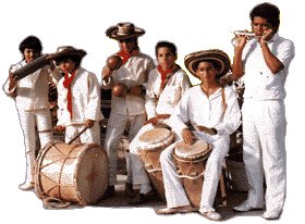 Banda tocando Cumbias