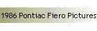 1986 Pontiac Fiero Pictures