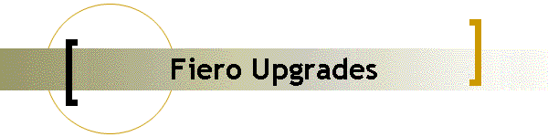 Fiero Upgrades