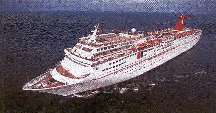 This is the ship, Sensation, we will take out of Tampa on February 22, 2003.