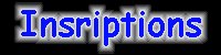 Inscriptions