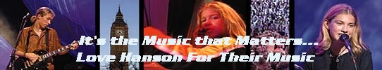 Love Hanson 4 Their Music: Join It's the Music That Matters!