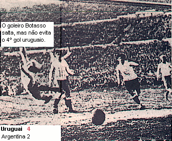 4 gol uruguaio.