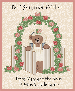 Best Summer Wishes from Mary and the Bears