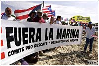 Reclamo de paz para viequez