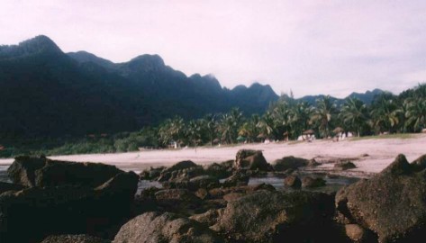 A wonderful view of the Barau Beach
