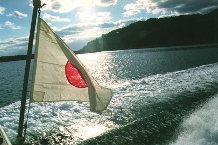 On the way to Kumamoto by ferry