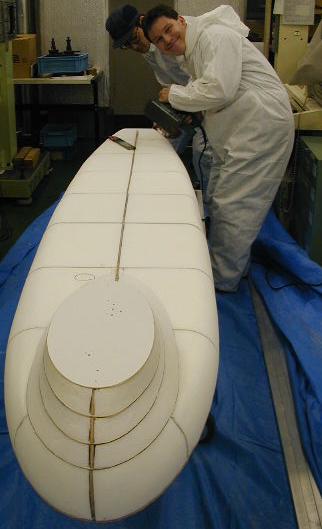 view of foam for under body 