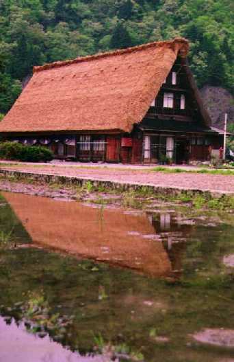 Traditional gassho-zukuri in Gifu prefecture