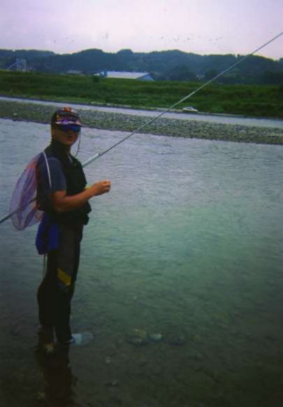 Fishing Ayu in the Iida city rivers