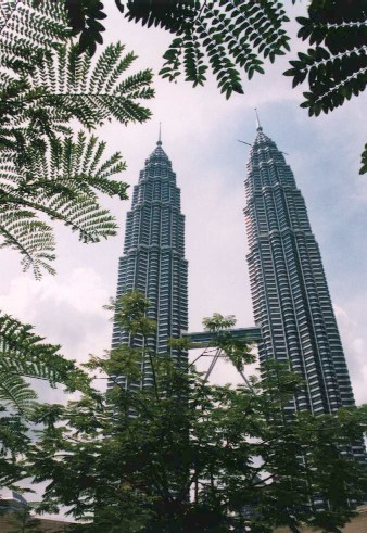 The famous Petronas towers at their best