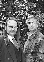 The authors, pictured yesterday