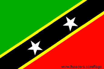 {St Kitts and Nevis Flag}