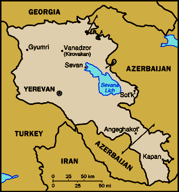 {Armenia Map}
