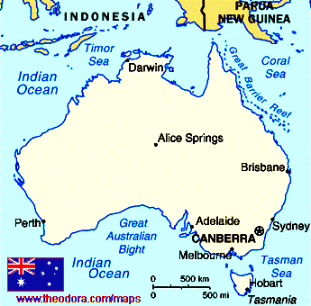 {Australia Map}