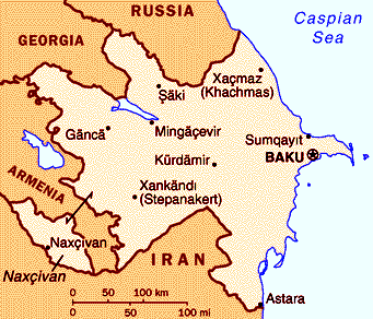 {Azerbaijan Map}
