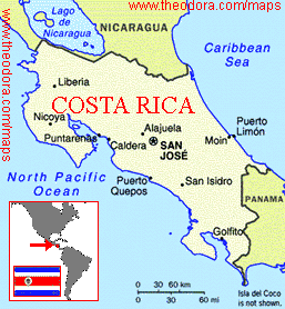 {Costa Rica Map}