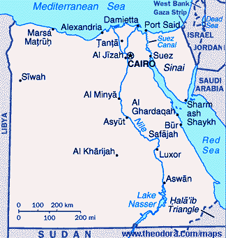 {Egypt Map}
