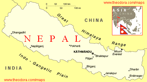 {Nepal Map}