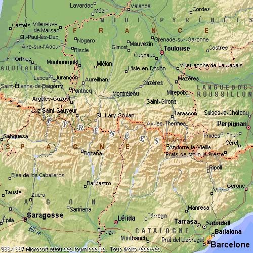 {Pyrenees Map}
