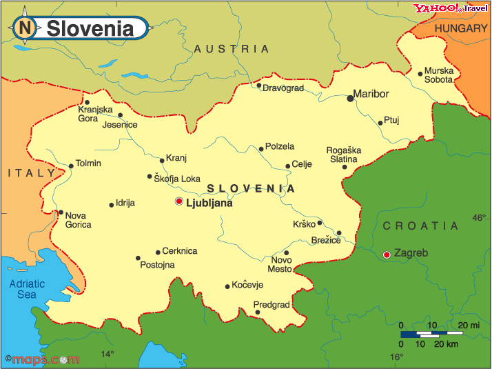 {Slovenia Map}