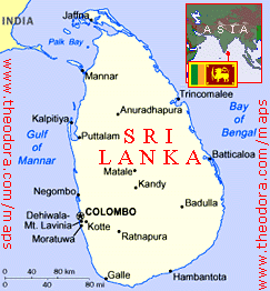 {Sri Lanka Map}