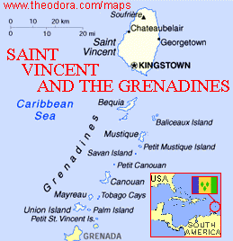 {St Vincent Map}