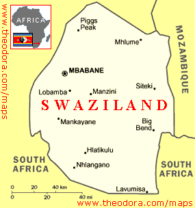 {Swaziland Map}
