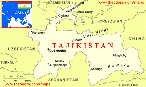 {Tajikistan Map}