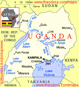 {Uganda Map}