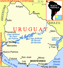 {Uruguay Map}