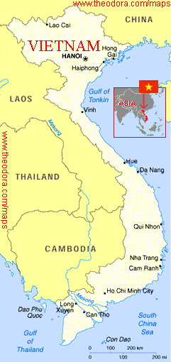 {Vietnam Map}