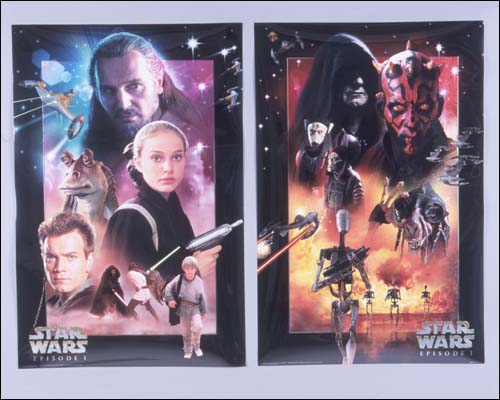 Heroes & Villians of Star Wars Poster