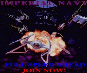 Navy Star Wars Poster