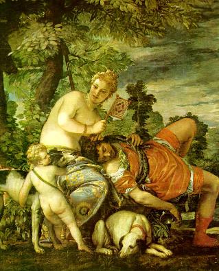 Venus, Adonis, and Cupid