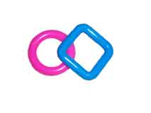 Marbella plastic rounds and squares