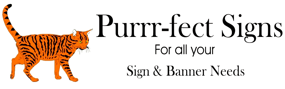 Purrr-fect Signs - WebBanner