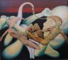 108 x 120 cm, �leo sobre tela