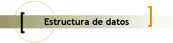 Estructura de datos