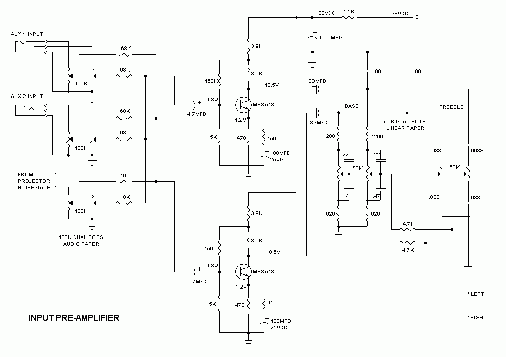 input pre-amplifier