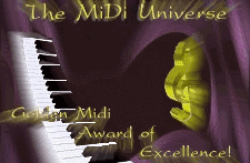 The MIDI Universe Golden Midi Award of Excellence