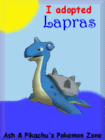 I Adopted Lapras!