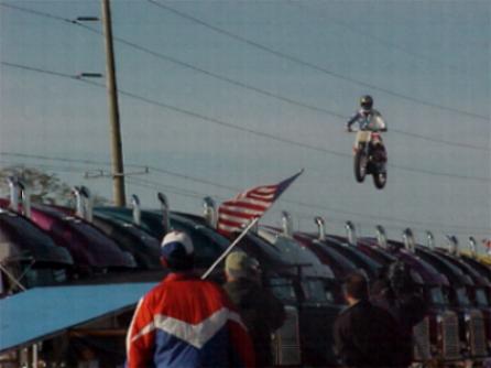 World Record Jump over 14 Semi-trucks in Foley, AL