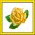 Yellow Rose Charm