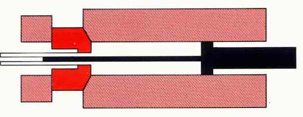 ��i bo� al�minyum profil - Mandrelli ekstr�zyon presi ile �retimi